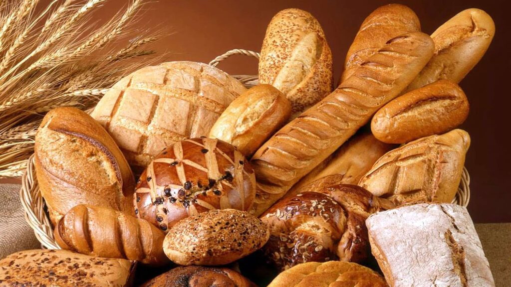 Muitas variedades de pão