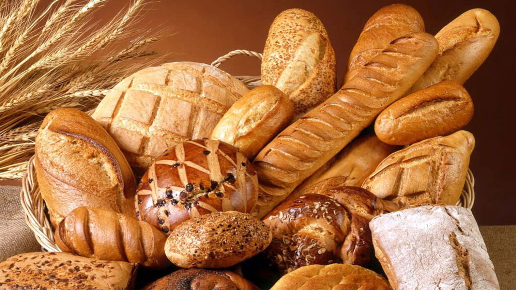 Várias qualidades de pão.
